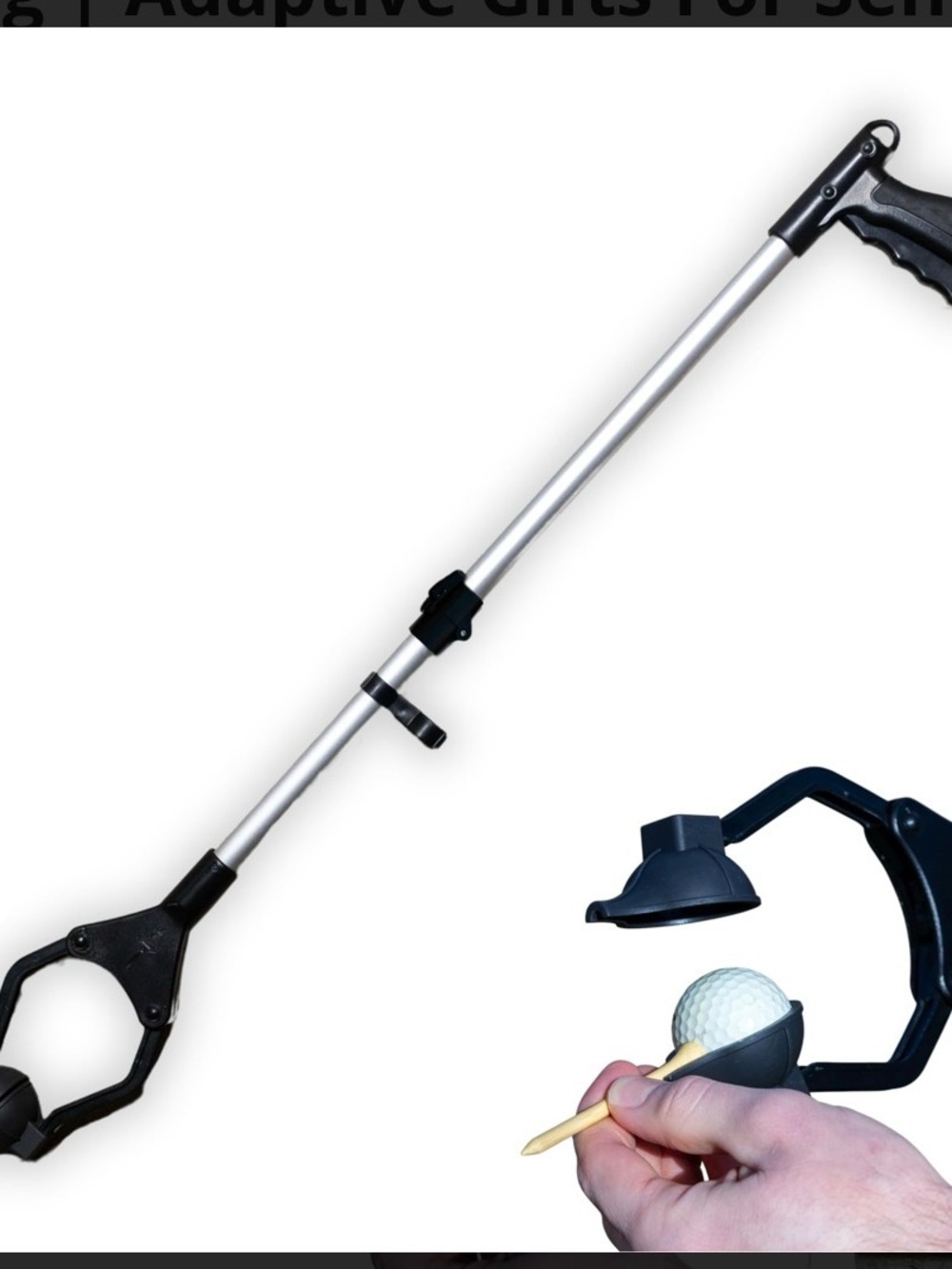 Golf Ball Teeing Aid Device For Seniors | Golf Ball Dispenser Eliminates Bending